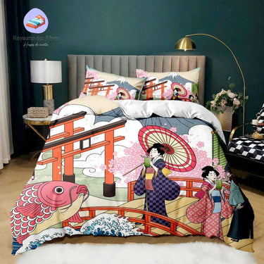 Housse de Couette Japon Temple